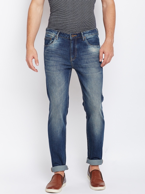 

Blackberrys Men Navy Blue Skinny Fit Low-Rise Clean Look Stretchable Jeans