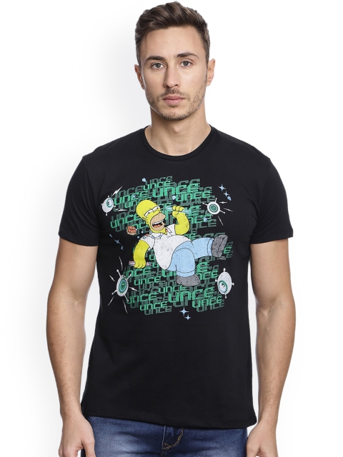 

Free Authority Printed Round Neck T-shirt, Black