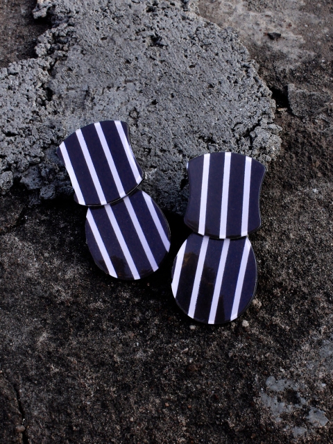 

Bellofox Blue & White Quirky Studs