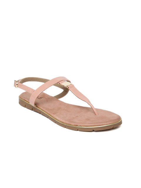 

Inc 5 Women Pink Solid Synthetic Flats