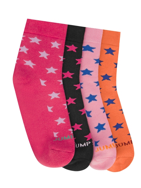 

JUMP USA Women Pack of 4 Ankle Length Socks, Multi