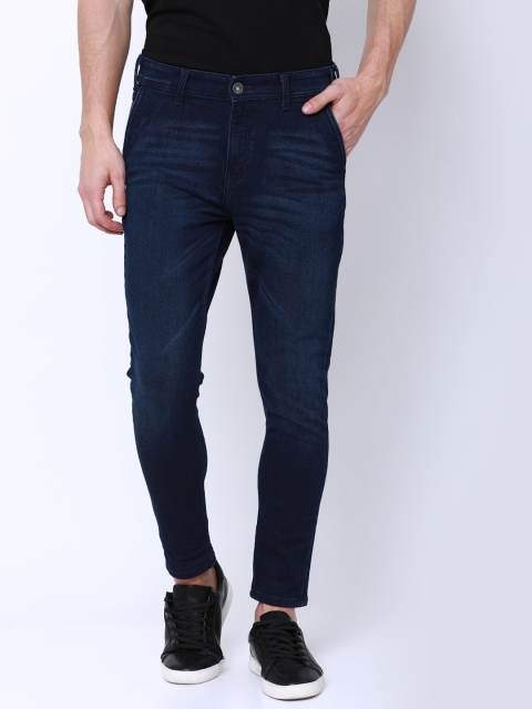 

LOCOMOTIVE Men Blue Slim Fit Mid-Rise Clean Look Stretchable Jeans
