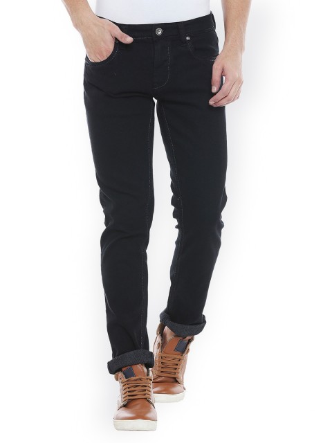 

Lawman pg3 Men Black Slim Fit Mid-Rise Clean Look Jeans