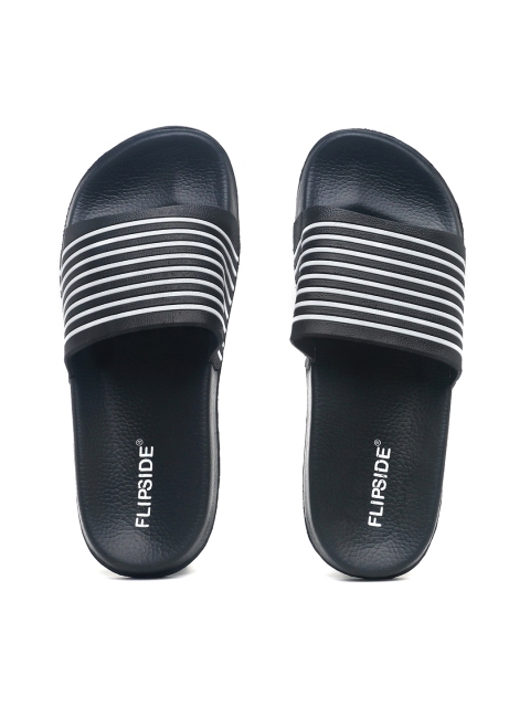 

Flipside Men Black Solid Thong Flip-Flops