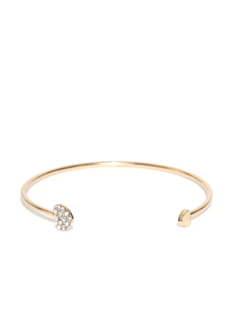 

OOMPH Gold-Plated Handcrafted CZ Stone-Studded Cuff Bracelet