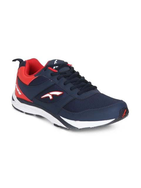 

FURO by Red Chief Men Blue Mesh Mid-Top Running Shoes