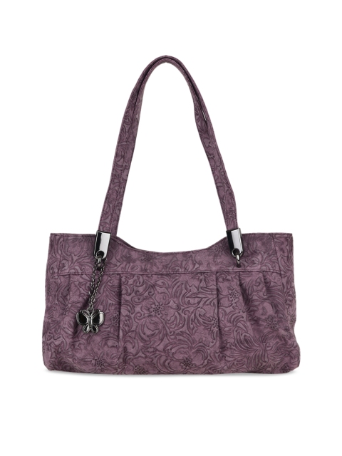 

Butterflies Mauve Solid Shoulder Bag
