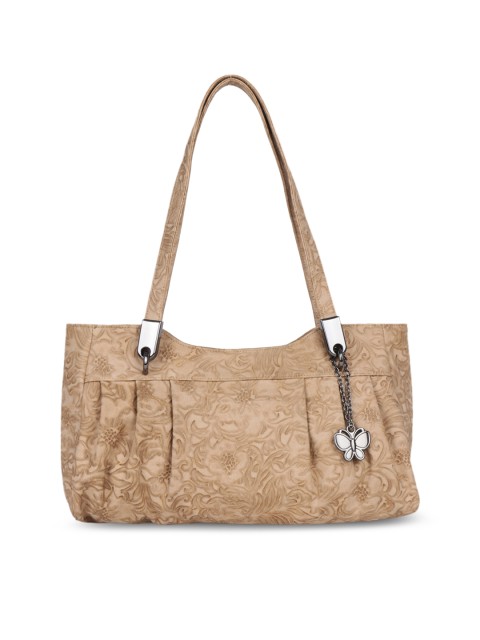 

Butterflies Beige Solid Shoulder Bag