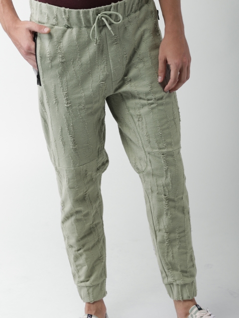 

Harvard Men Green Regular Fit Solid Joggers