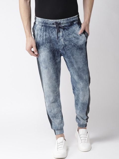 

Harvard Men Blue Regular Fit Faded Joggers