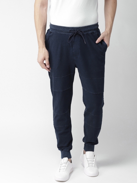 

Harvard Men Navy Blue Regular Fit Solid Joggers