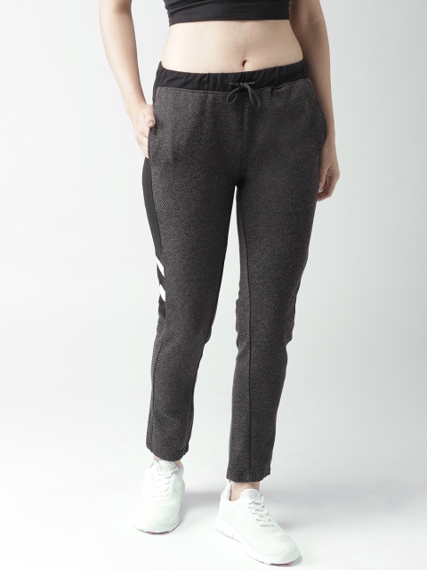 

Harvard Women Charcoal Grey Solid Joggers