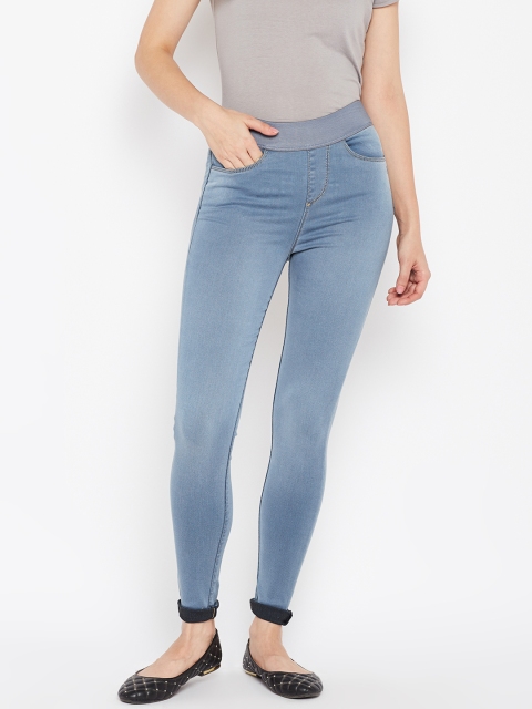 

Xpose Blue Washed High-Rise Jeggings