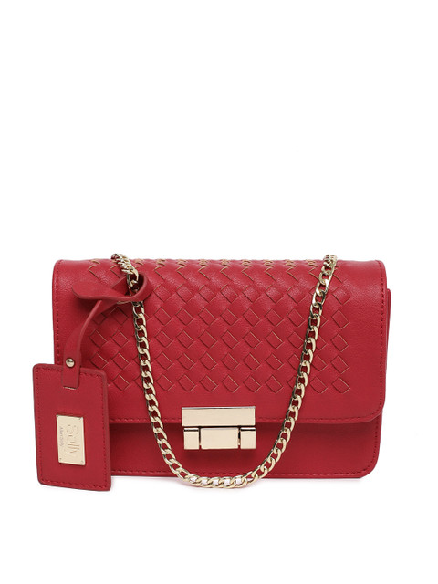 

Allen Solly Red Self Design Sling Bag