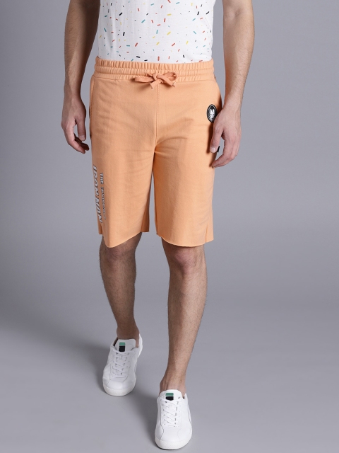 

Kook N Keech Marvel Men Peach-Coloured Solid Regular Fit Regular Shorts