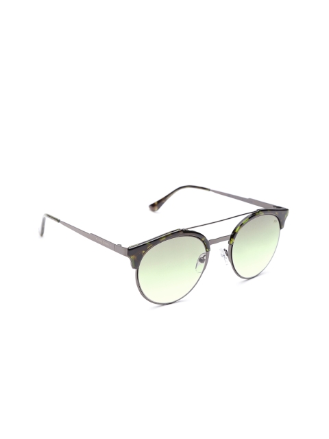 

Farenheit Unisex Browline Sunglasses SOC-FA-9010-C3, Green