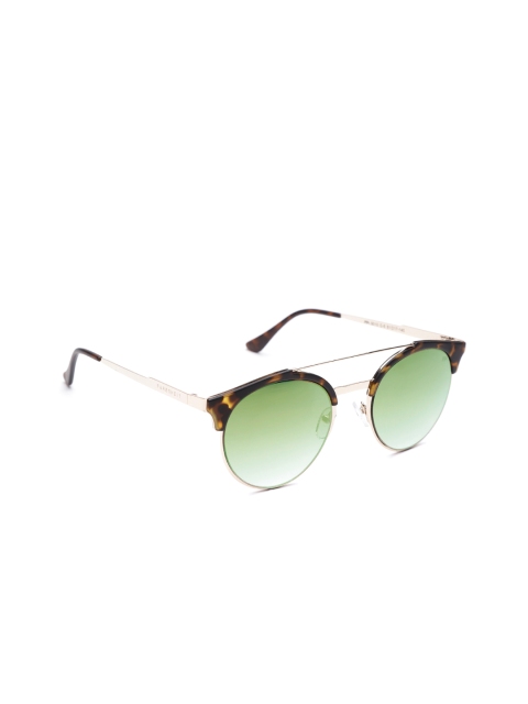 

Farenheit Unisex Browline Sunglasses SOC-FA-9010-C5, Green