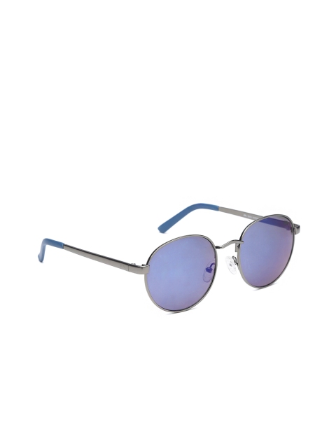 

Farenheit Unisex Oval Sunglasses SOC-FA-9303-C5, Blue