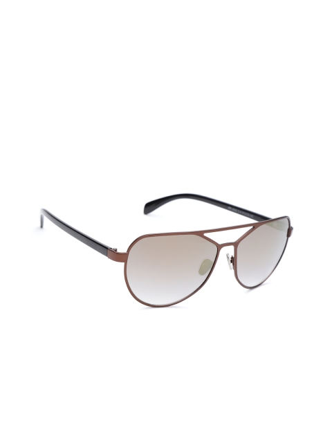

Farenheit Unisex Mirrored Oval Sunglasses SOC-FA-9022-C4, Pink