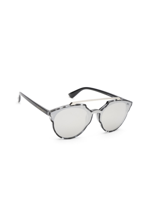 

Farenheit Women Mirrored Cateye Sunglasses SOC-FA-1361-C1, Silver