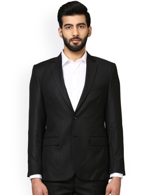 

Raymond Men Black Single-Breasted Slim Fit Formal Blazer