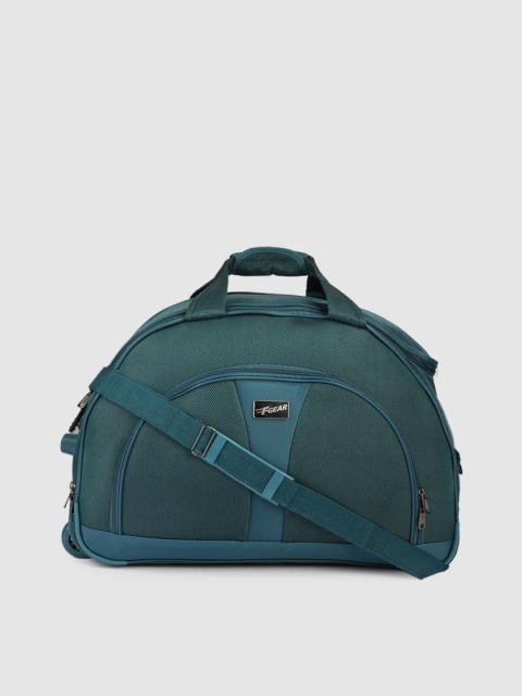 

F Gear Unisex Blue Solid Medium Cooter 22-Inch Trolley Bag