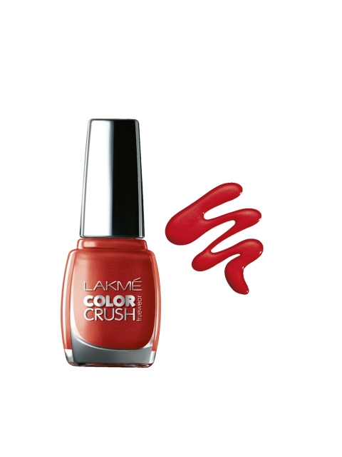 

Lakme True Wear Color Crush Nail Color 62, Red