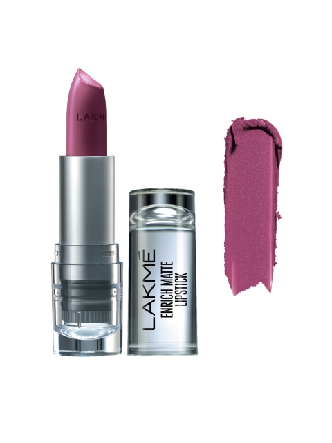 

Lakme Enrich Matte Lipstick WM10, Purple