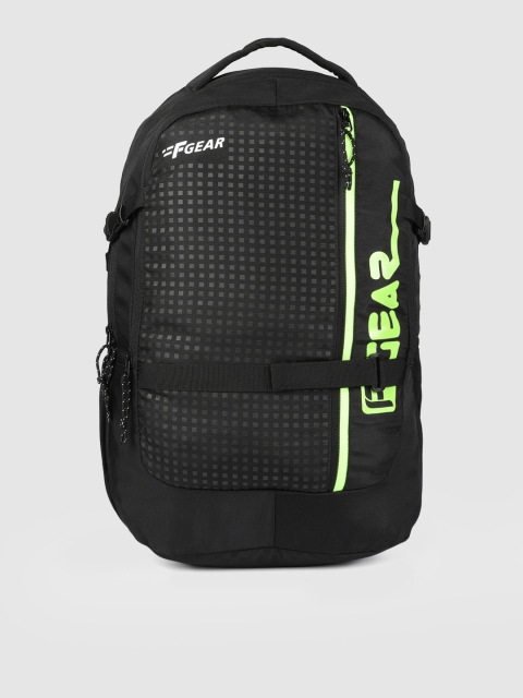 

F Gear Unisex Black Boshido Brand Logo Backpack