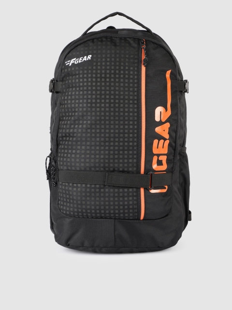

F Gear Unisex Black Boshido Brand Logo Laptop Backpack