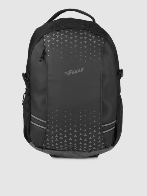 

F Gear Unisex Charcoal Black Lone Wolf Laptop Backpack