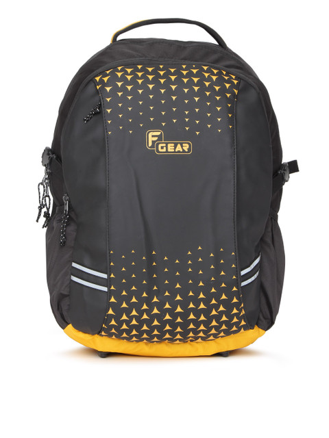 

F Gear Unisex Black Solid Backpack