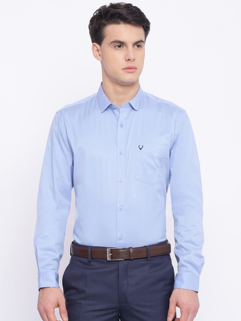 

Allen Solly Men Blue Slim Fit Solid Formal Shirt