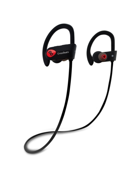 

CrossBeats Unisex Black Wave Wireless Bluetooth Earphones with Mic RU9