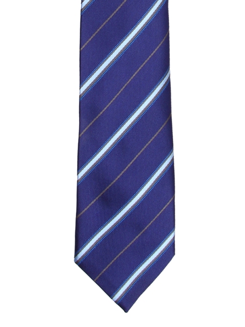 

Tossido Blue Woven Design Broad Tie