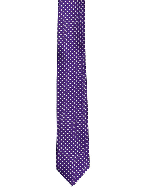 

Tossido Purple Woven Design Broad Tie
