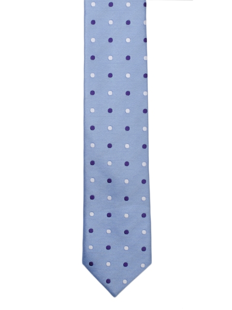 

Tossido Blue Woven Design Broad Tie
