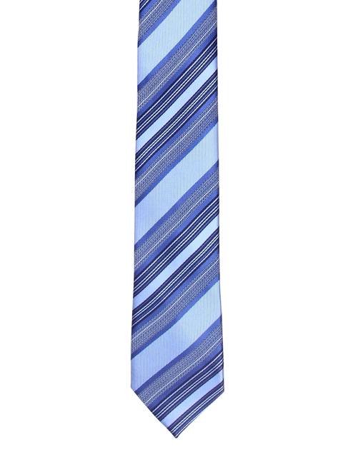 

Tossido Blue Woven Design Broad Tie