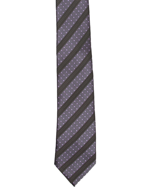 

Tossido Grey Woven Design Broad Tie