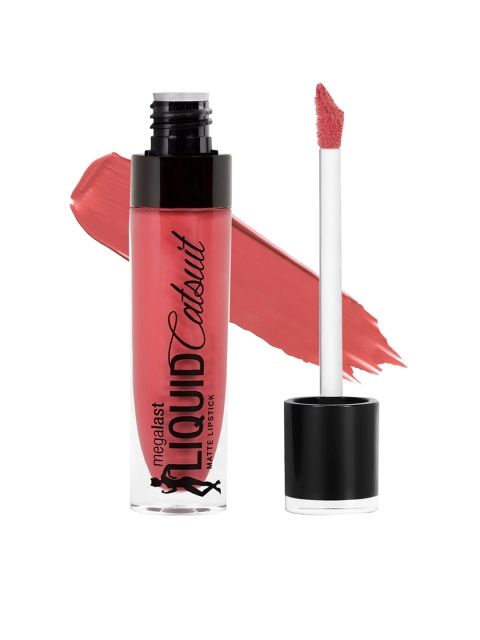 

Wet n Wild MegaLast Liquid Catsuit Matte Lip Color - Coral Corruption E922B, Pink