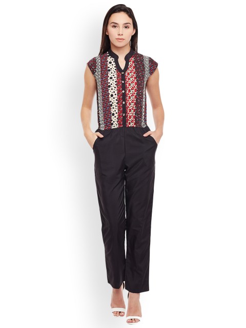 

Ruhaans Women Multicoloured Printed Basic Jumpsuit, Multi