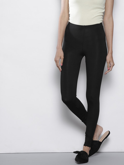 

DOROTHY PERKINS Black Ankle-Length Leggings