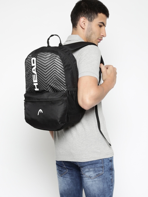 

Head Unisex Black Ace Brand Logo Backpack