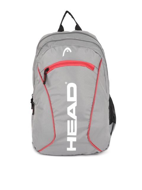 

Head Unisex Grey Brand Logo Adcourt Backpack