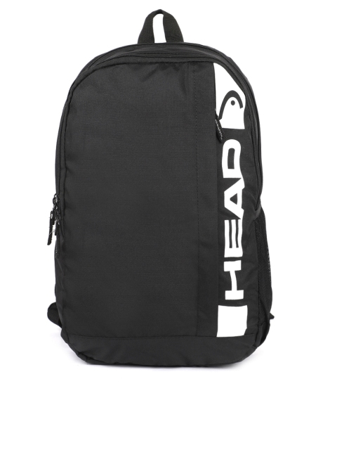 

Head Unisex Black Printed Pete Backpack