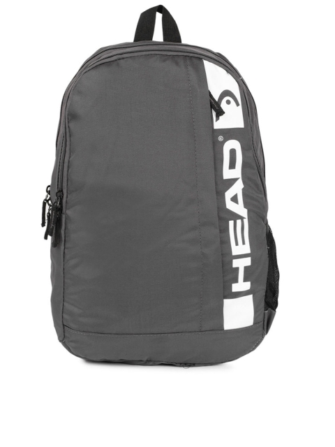 

Head Unisex Grey Printed Pete Backpack
