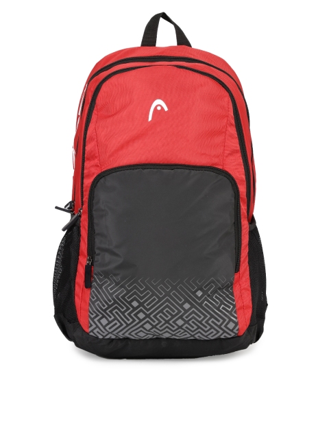 

Head Unisex Red & Black Colourblocked Relay Backpack
