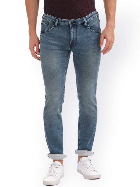 

Arrow Blue Jean Co. Men Blue Slim Fit Mid-Rise Clean Look Stretchable Jeans