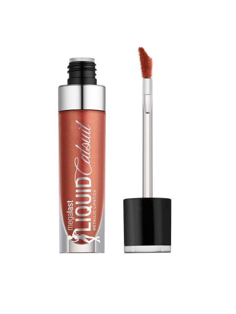 

Wet n Wild Sustainable E949A Bali In Love MegaLast Liquid Catsuit Metallic Lipstick, Peach