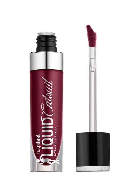 

Wet n Wild Mega Last Liquid Catsuit Metallic Lipstick - I Don't Dessert You E993, Burgundy